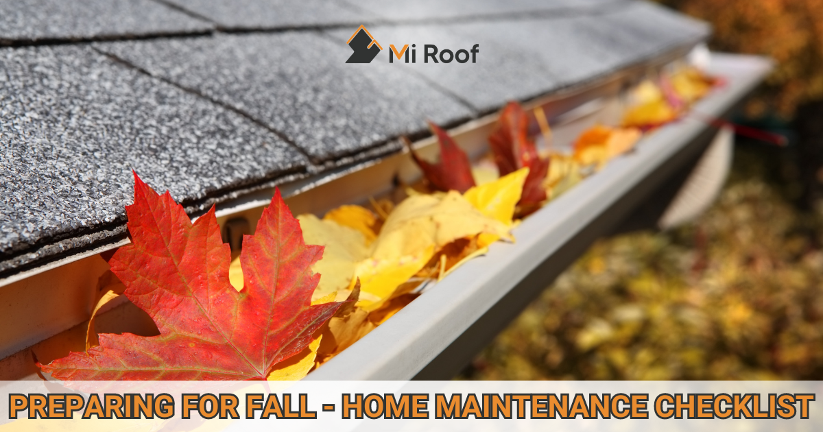 Preparing for Fall - Home Maintenance Checklist